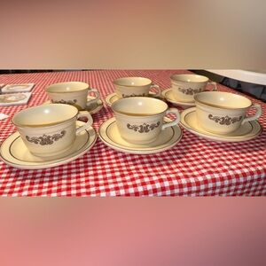 PFALTZGRAFF Village 6 cups and 6 saucers